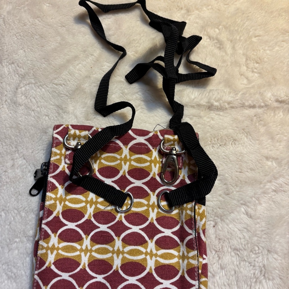 NEW Set Mini Skirt & Bag Zand Amsterdam OS Reversible Skirt Crossbody Bag Maroon - Picture 10 of 16